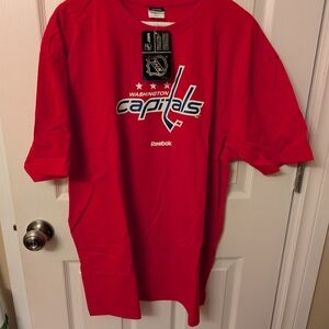 Reebok NHL Washington Capitals Red XL T-SHIRT NWT